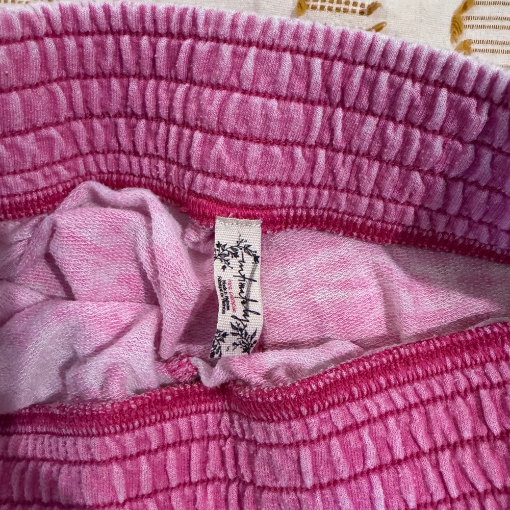 Free People Women Pink Sweatpants